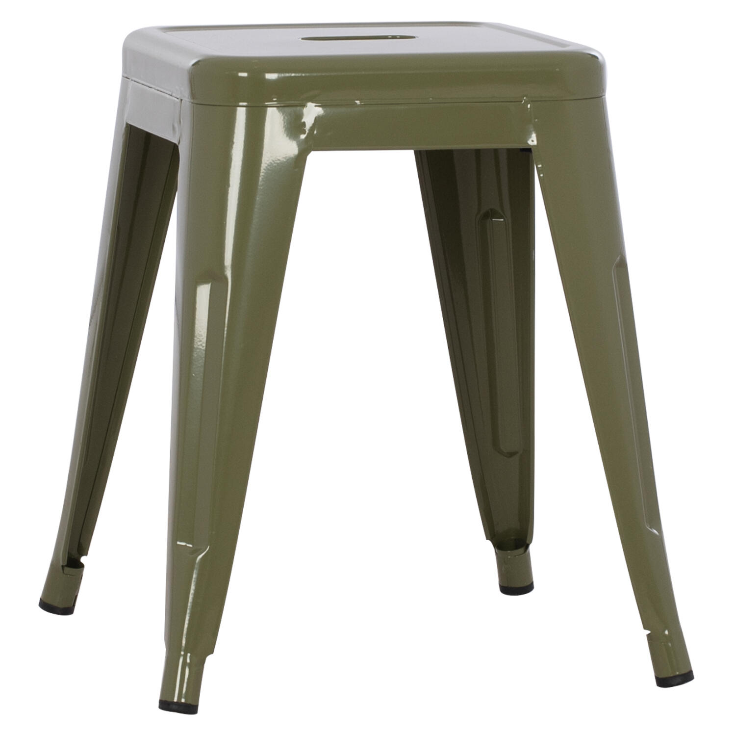 skampo-metalliko-fb9009643-se-dark-olive Σκαμπο Μεταλλικο Melita HM0096.43 Σε Dark Olive Χρωμα 37x37x45υεκ. - Image 1
