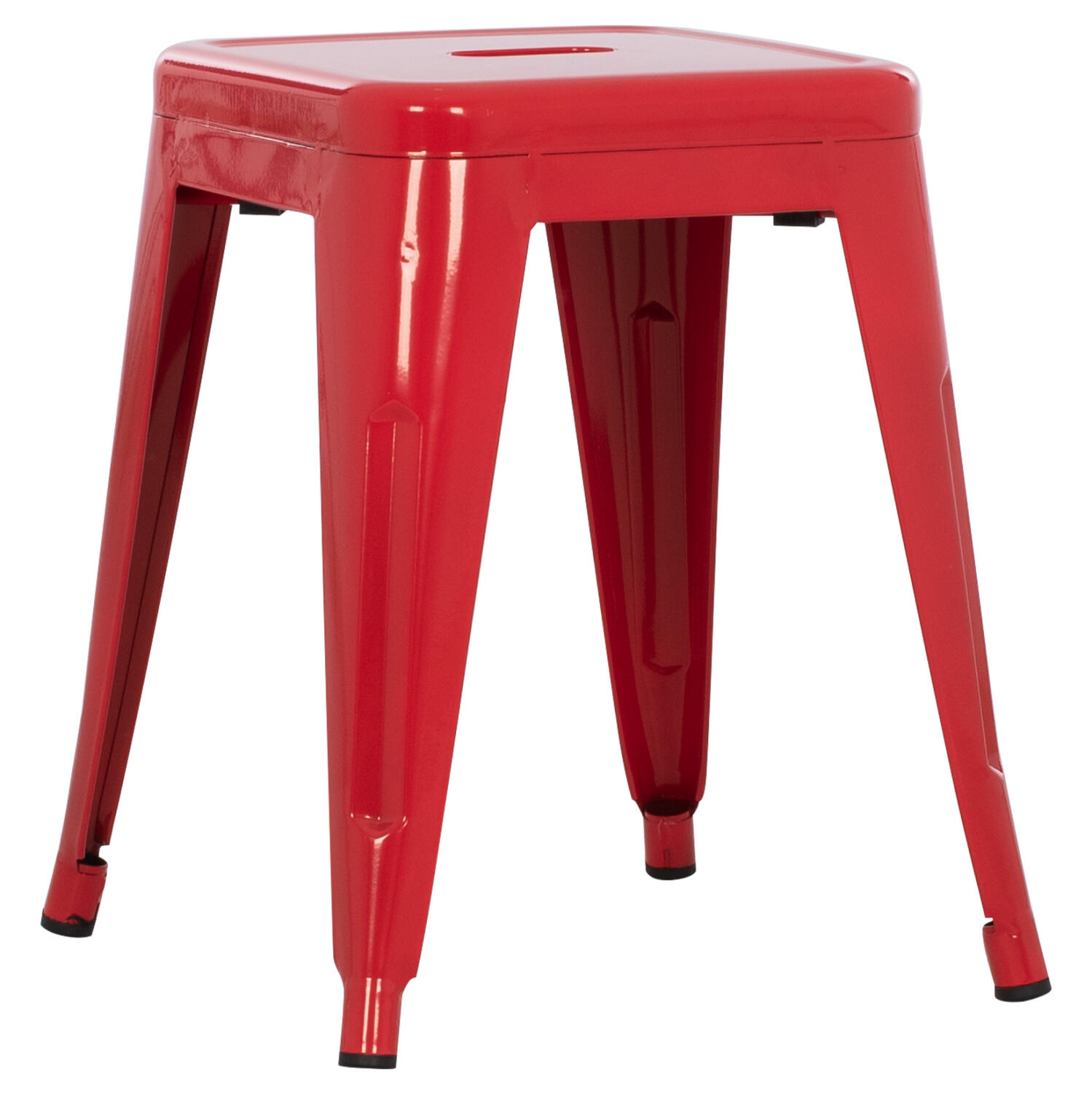 skampo-metalliko-fb9009644-se-kokkino-ch Σκαμπο Μεταλλικο Melita HM0096.44 Σε Κοκκινο Χρωμα 37x37x45υεκ. - Image 1
