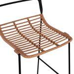 Σκαμπο Μεταλλικο Allegra HM5642 Με Wicker Σε Μπεζ Αποχρωση 48x53x100 Εκ. - Image 8