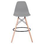 Σκαμπο Μπαρ Renata HM0173.10 Γκρι 58x56x107υ Εκ. - Image 3