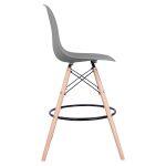 Σκαμπο Μπαρ Renata HM0173.10 Γκρι 58x56x107υ Εκ. - Image 4