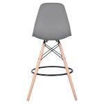 Σκαμπο Μπαρ Renata HM0173.10 Γκρι 58x56x107υ Εκ. - Image 6