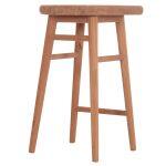 Σκαμπο Μπαρ Bolmar HM18108 Ξυλο Τεακ Σε Φυσικο 40.5x44x74υεκ. - Image 5