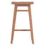 Σκαμπο Μπαρ Bolmar HM18108 Ξυλο Τεακ Σε Φυσικο 40.5x44x74υεκ. - Image 6