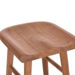 Σκαμπο Μπαρ Bolmar HM18108 Ξυλο Τεακ Σε Φυσικο 40.5x44x74υεκ. - Image 7