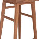 Σκαμπο Μπαρ Bolmar HM18108 Ξυλο Τεακ Σε Φυσικο 40.5x44x74υεκ. - Image 8