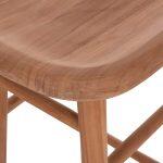 Σκαμπο Μπαρ Bolmar HM18108 Ξυλο Τεακ Σε Φυσικο 40.5x44x74υεκ. - Image 10