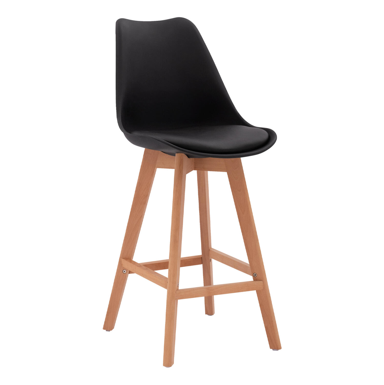 skampo-mpar-fb9800012-se-mayro-475x55x10 Σκαμπο Μπαρ Vegas HM8000.12 Σε Μαυρο 48x58x105υ Εκ. - Image 1
