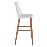 Σκαμπο Μπαρ HM8459.01 Vanessa Σε Λευκο Χρωμα 43x49x107 Εκ. - Image 4