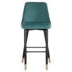 Σκαμπο Μπαρ Serenity HM8519.03 Βελουδο Κυπαρισσι Με Μεταλλικο Σκελετο 51χ57χ110υ Εκ. - Image 3