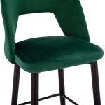 Σκαμπο Μπαρ Harper HM8526.03 Βελουδο Κυπαρισσι Με Μεταλλικο Σκελετο 50x51x111y Εκ. - Image 8