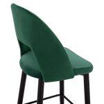 Σκαμπο Μπαρ Harper HM8526.03 Βελουδο Κυπαρισσι Με Μεταλλικο Σκελετο 50x51x111y Εκ. - Image 9