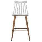 Σκαμπο Μπαρ Vanessa HM9300.01 Λευκο Μεσαιου Υψους 43x45x97υεκ. - Image 3