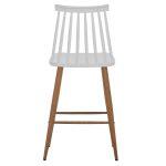 Σκαμπο Μπαρ Vanessa HM9300.01 Λευκο Μεσαιου Υψους 43x45x97υεκ. - Image 6