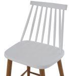Σκαμπο Μπαρ Vanessa HM9300.01 Λευκο Μεσαιου Υψους 43x45x97υεκ. - Image 8