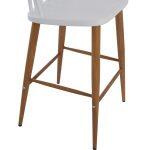 Σκαμπο Μπαρ Vanessa HM9300.01 Λευκο Μεσαιου Υψους 43x45x97υεκ. - Image 9