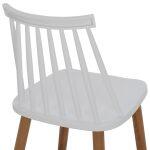Σκαμπο Μπαρ Vanessa HM9300.01 Λευκο Μεσαιου Υψους 43x45x97υεκ. - Image 10
