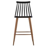 Σκαμπο Μπαρ Vanessa Μαυρο Μεσαιου Υψους HM9300.02 43x45x97υεκ. - Image 3