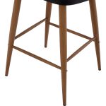 Σκαμπο Μπαρ Vanessa Μαυρο Μεσαιου Υψους HM9300.02 43x45x97υεκ. - Image 9