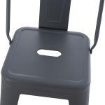 Σκαμπο Μπαρ Μεσαιου Υψους Μεταλλικο Melita-Pro HM8574.50 Γκρι 43x43x88υεκ. - Image 16