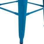 Σκαμπο Μπαρ Μεταλλικο Melita-Pro HM8642.48 Σε Μπλε 43x43x78υεκ. - Image 7