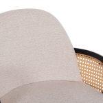 Σκαμπο Μπαρ Περιστρεφομενο Becker HM18251.02 Plywood Μαυρο--Εκρου Υφασμα 50x52x100υ - Image 7