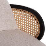 Σκαμπο Μπαρ Περιστρεφομενο Becker HM18251.02 Plywood Μαυρο--Εκρου Υφασμα 50x52x100υ - Image 8