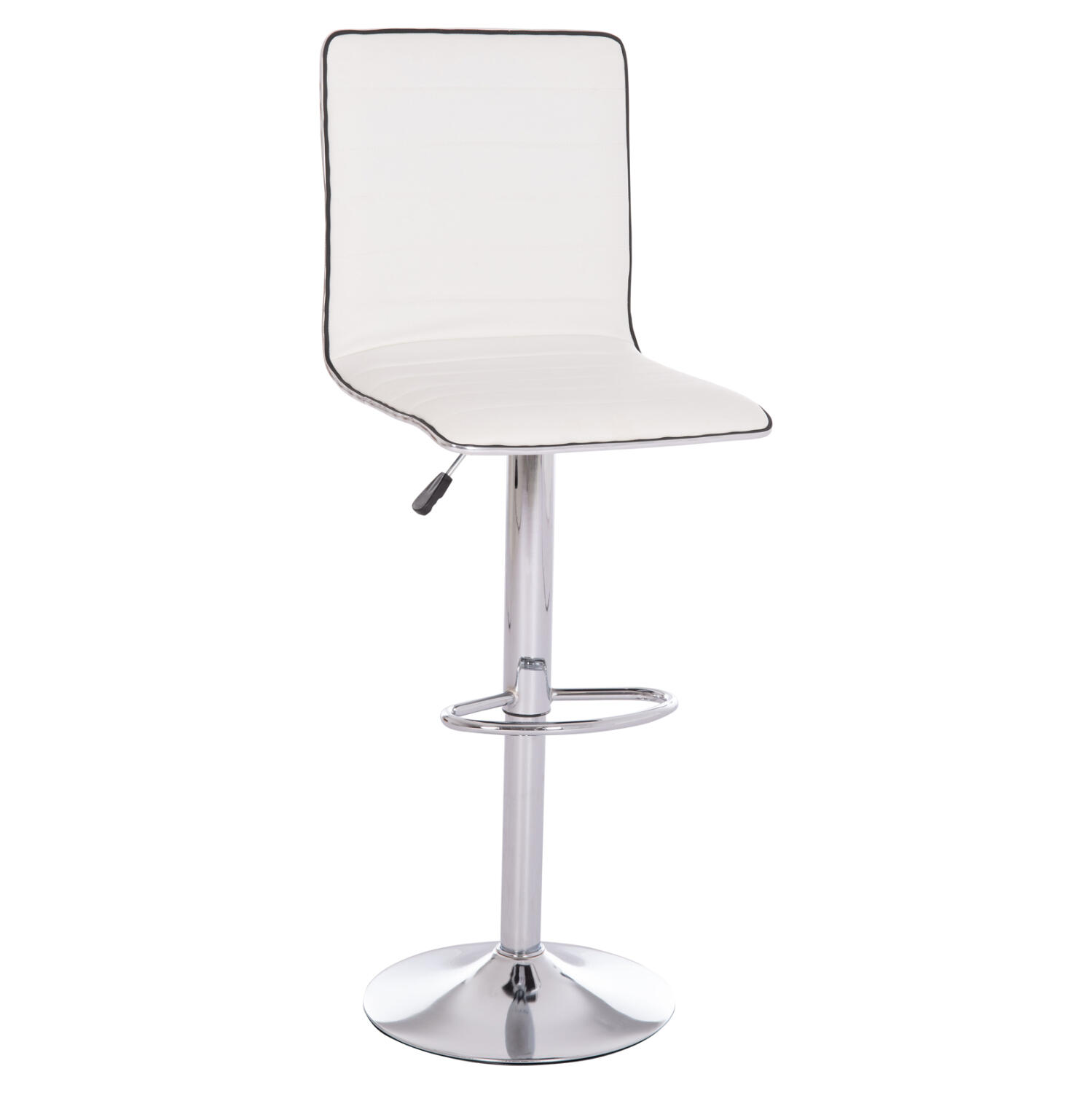 skampo-mpar-peristrefomeno-fb920922-amor Σκαμπο Μπαρ Περιστρεφομενο Nexus HM209.22 Αμορτισερ Και Λευκο PU 43x47x116υεκ. - Image 1