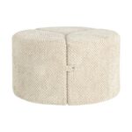Σκαμπο Puzzle Fylliana FL2511 Μπεζ Χρωμα 68x68x39εκ - Image 2