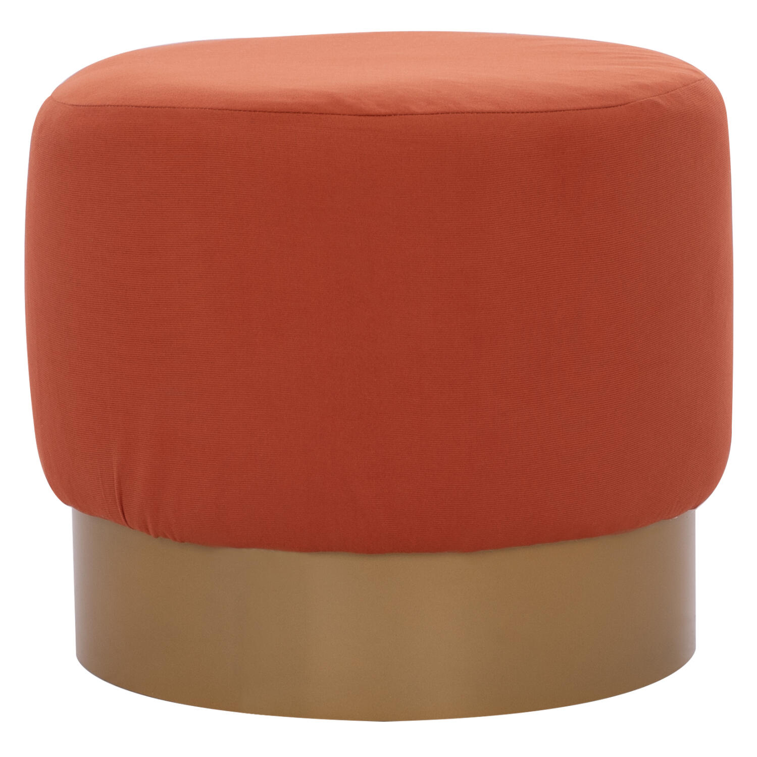skampo-vinde-fb9926004-korali-me-chrysi- Σκαμπο Vinde HM9260.02 Κοραλι Με Χρυση Βαση φ40x35 Εκ. - Image 1