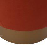 Σκαμπο Vinde HM9260.02 Κοραλι Με Χρυση Βαση φ40x35 Εκ. - Image 5
