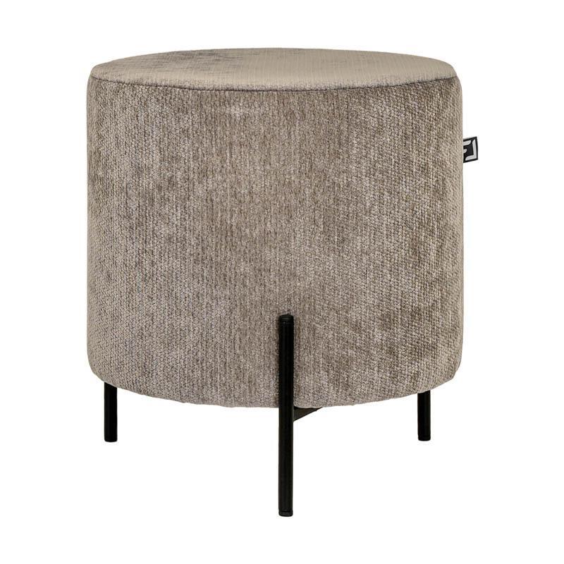 stroggylo-skampo-fylliana-new-lux-kafe-chroma-33x33x38ek1769089508 Στρογγυλο Σκαμπο Fylliana New Lux Καφε Χρωμα 33x33x38εκ - Image 1