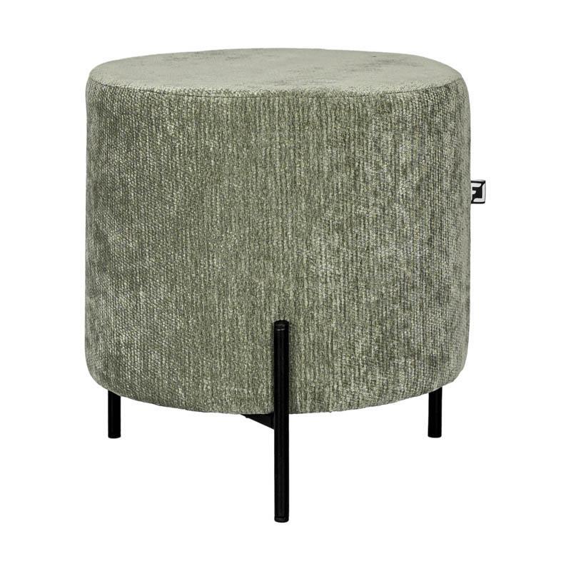 stroggylo-skampo-fylliana-new-lux-prasino-chroma-33x33x38ek1769089801 Στρογγυλο Σκαμπο Fylliana New Lux Πρασινο Χρωμα 33x33x38εκ - Image 1