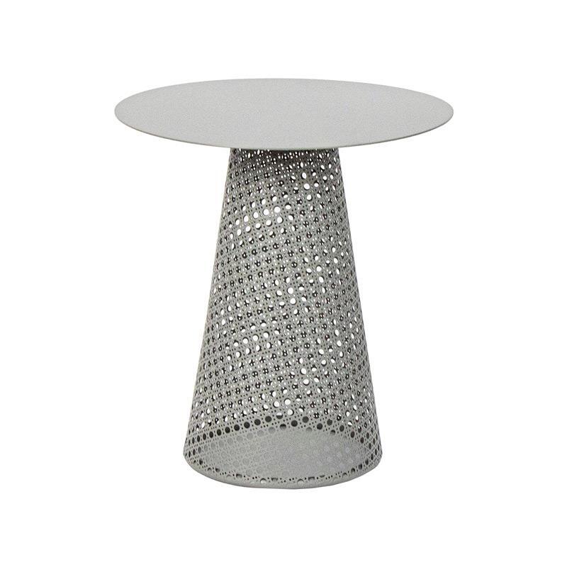stroggylo-trapezaki-salonioy-fylliana-fl2902-gkri-chroma-35x38ek1736497806 Στρογγυλο Τραπεζακι Σαλονιου Fylliana FL2902 Γκρι Χρωμα 35x38εκ - Image 1
