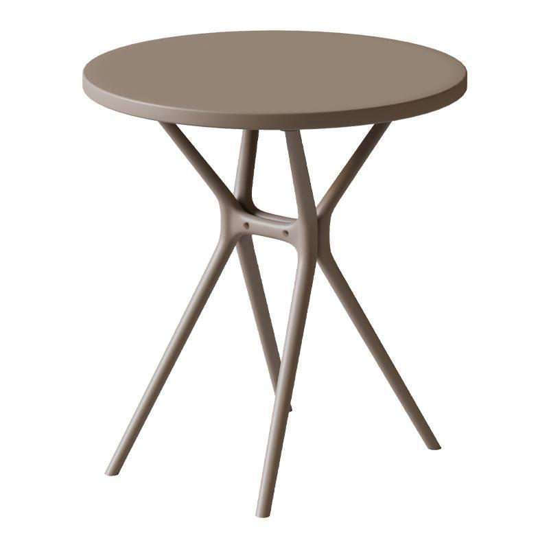 stroggylo-trapezi-exochis-polypropylenioy-fylliana-fl7-cappuccino-chroma-70x71ek1724916303 Στρογγυλο Τραπεζι Εξοχης Πολυπροπυλενιου Fylliana FL7 Cappuccino Χρωμα 70x71εκ - Image 1