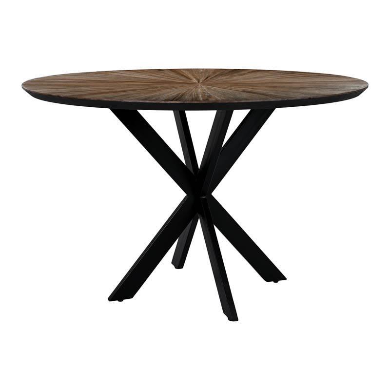 stroggylo-trapezi-trapezarias-fylliana-gaia-kafe-chroma-120x120x76ek1778667906 Στρογγυλο Τραπεζι Τραπεζαριας Fylliana Gaia Καφε Χρωμα 120x120x76εκ - Image 1