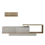 Συνθετο Τηλεορασης Garcelle HM8904.14 Μελαμινη Φυσικο-Stone Texture 180x29,6x45υεκ - Image 3