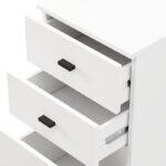 Συρταριερα Almond 38 3f Λευκο Χρωμα 39x35x78εκ - Image 5