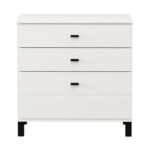 Συρταριερα Almond 77 3f Λευκο Χρωμα 77x35x78εκ - Image 2