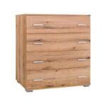 Συρταριερα Fylliana New Imperium 4f Artisan Oak Χρωμα 90x44x106εκ