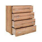Συρταριερα Fylliana New Imperium 4f Artisan Oak Χρωμα 90x44x106εκ - Image 4