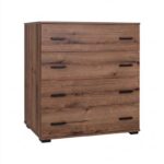 Συρταριερα Fylliana New Imperium 4f Tobacco Χρωμα 90x44x106εκ