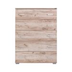 Συρταριερα Fylliana New Imperium 5f Grey Oak Χρωμα 90x44x127εκ - Image 3