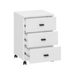 Συρταριερα Γραφειου Almond 38 3f Rs Λευκο Χρωμα 39x35x56εκ - Image 4