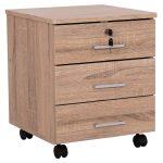 Συρταριερα Γραφειου Hayden HM2282.02 Σε Sonama Χρωμα 39.5x40x46.5υεκ
