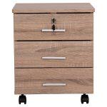 Συρταριερα Γραφειου Hayden HM2282.02 Σε Sonama Χρωμα 39.5x40x46.5υεκ - Image 3