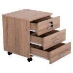Συρταριερα Γραφειου Hayden HM2282.02 Σε Sonama Χρωμα 39.5x40x46.5υεκ - Image 5