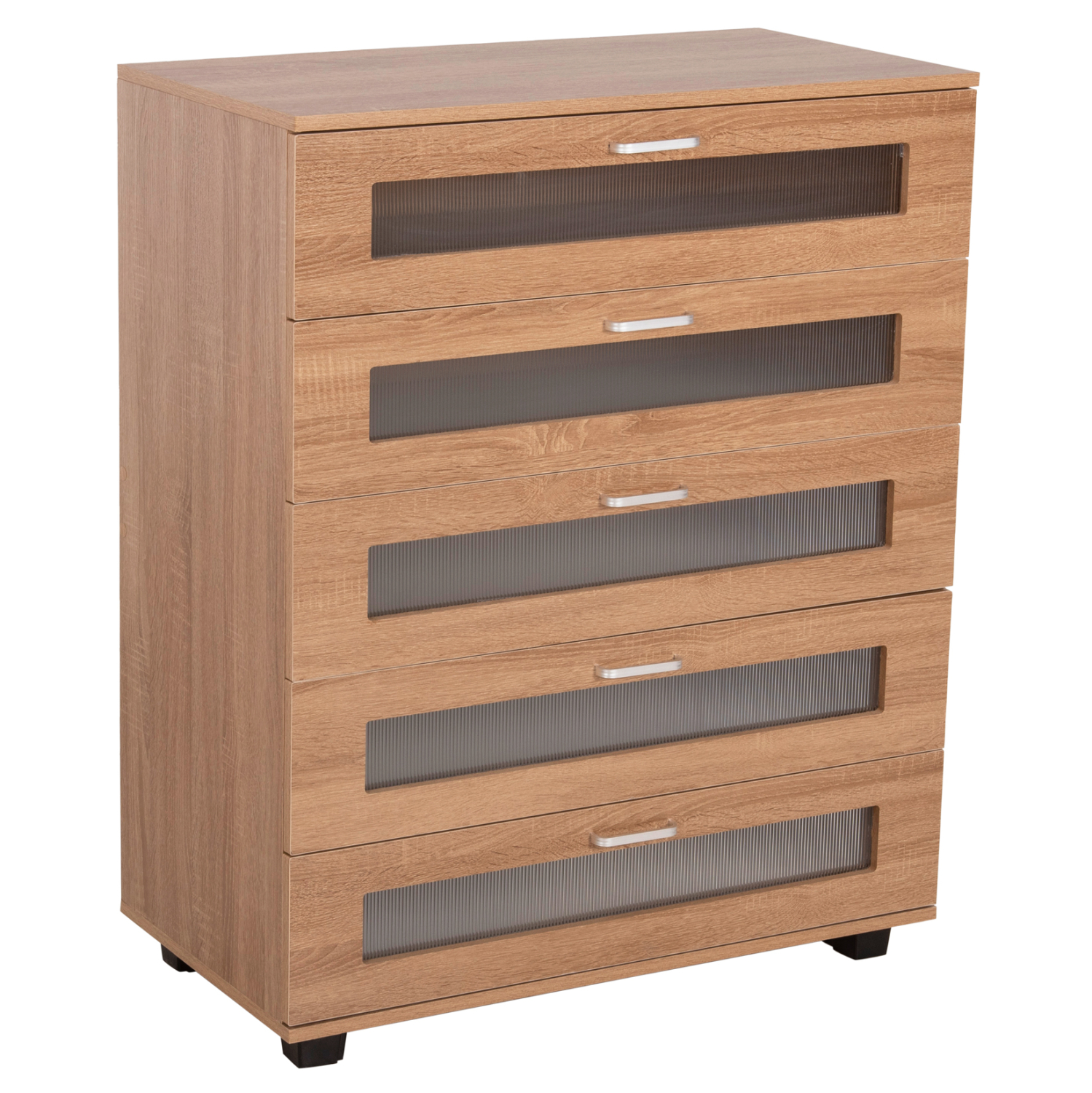 syrtariera-melaminis-fb9988101-5-syrtari Συρταριερα Μελαμινης Thorgan HM9881.01 5 Συρταρια-Sonama Χρωμα 80χ40χ100υεκ - Image 1