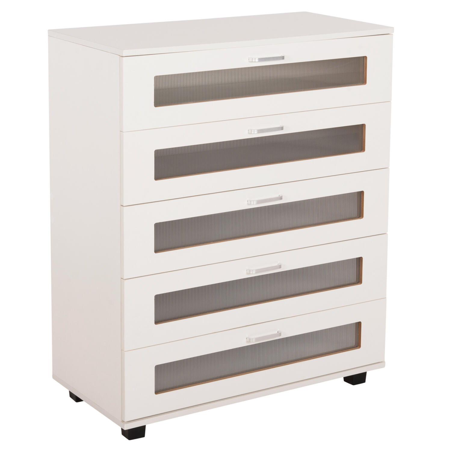 syrtariera-melaminis-fb9988103-5-syrtari Συρταριερα Μελαμινης Thorgan HM9881.03 5 Συρταρια-Λευκο Χρωμα 80χ40χ100υεκ - Image 1