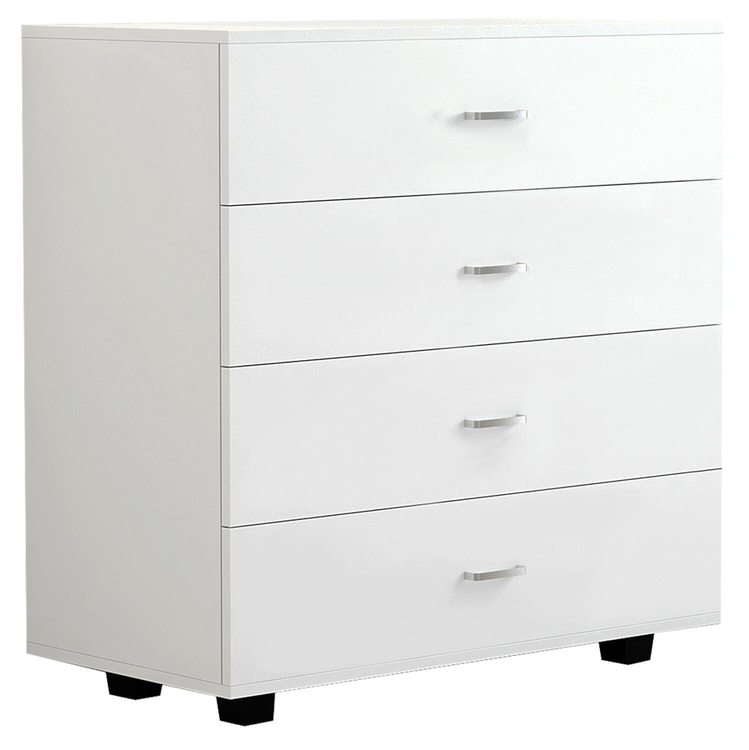 syrtariera-melaminis-me-4-syrtaria-leyki Συρταριερα Me 4 Συρταρια Thorg HM8996.03 Μελαμινη Σε Λευκο 80x40x83yεκ. - Image 1